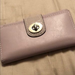Coach purse and matching wallet